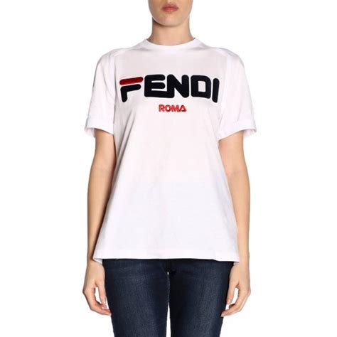 fendi t shirt damen sale|Fendi t shirt original.